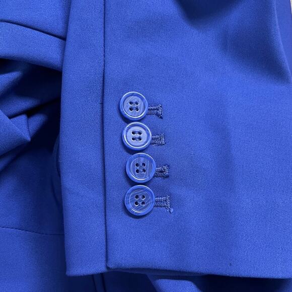 Lane Bryant Modernist Collection Blazer Jacket Royal Blue 28 Work New - Picture 10 of 10